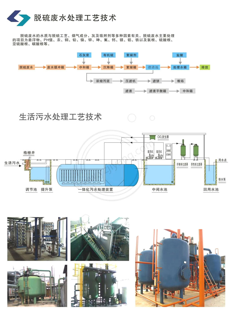 脱硫废水处理工艺技术